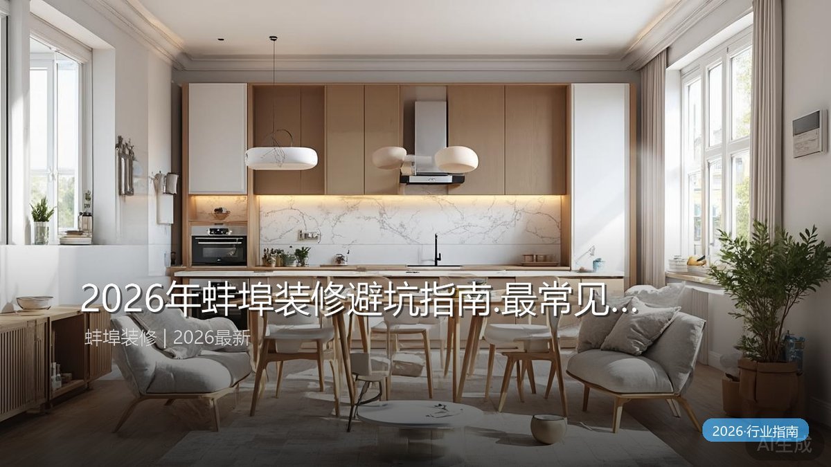 2026年蚌埠装修避坑指南.最常见的5个增项陷阱及应对方案