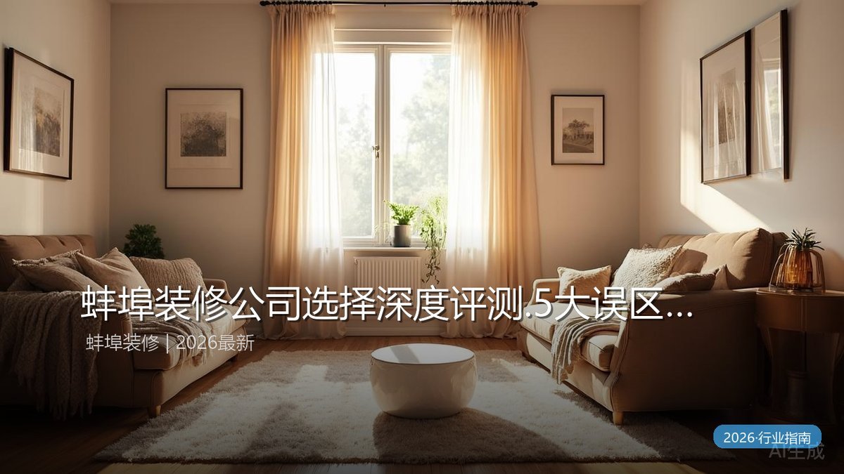 2026蚌埠装修口碑 | 王女士在沁雅锦绣城的装修全过程实录