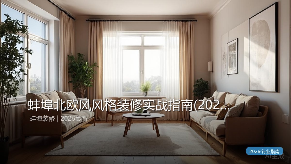 蚌埠新中式风格装修实战指南(2026版).125平小户型如何落地