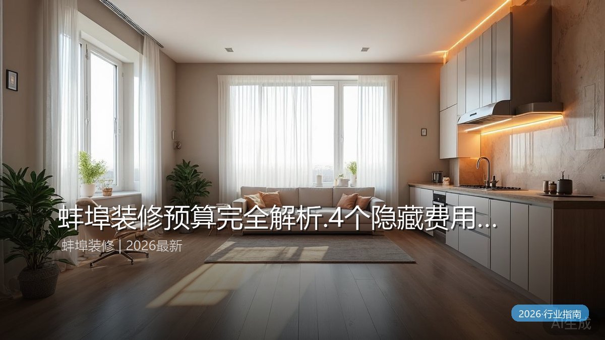 蚌埠装修预算完全解析.5个隐藏费用来源与省钱技巧