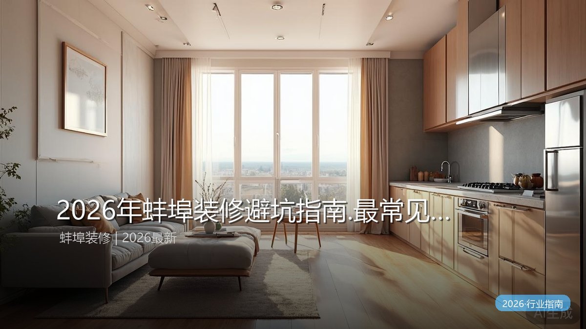 蚌埠装修预算完全解析.4个隐藏费用来源与省钱技巧
