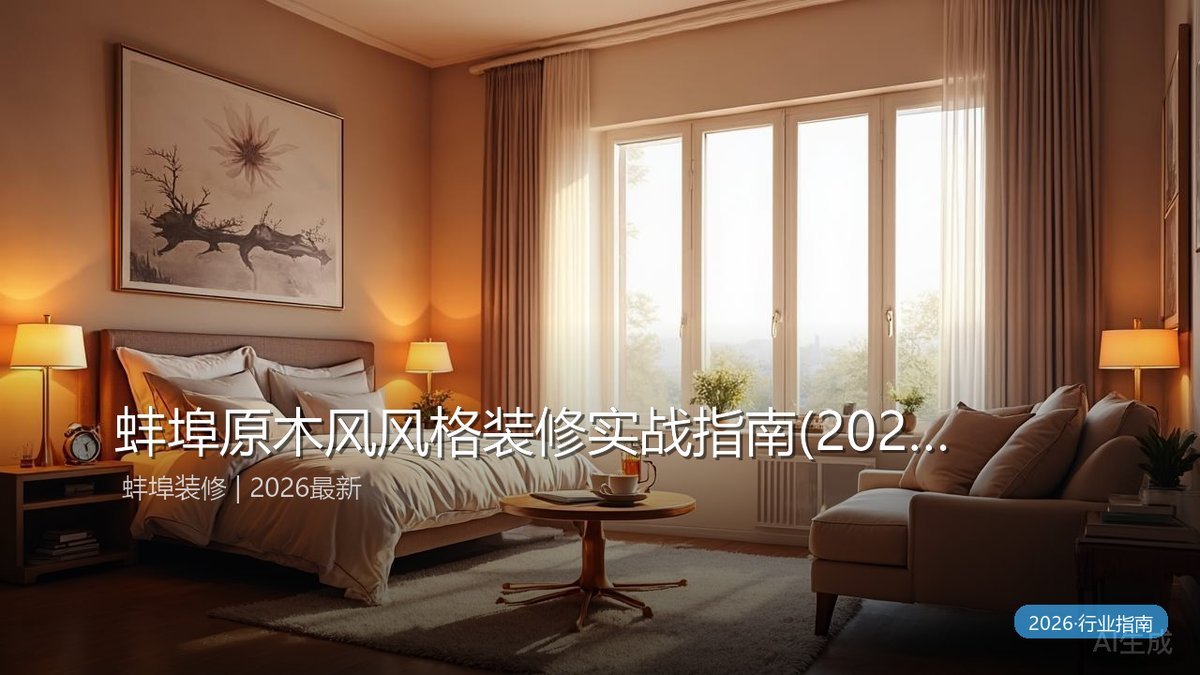2026年蚌埠装修报价深度解析.每一分钱花在哪、怎么省