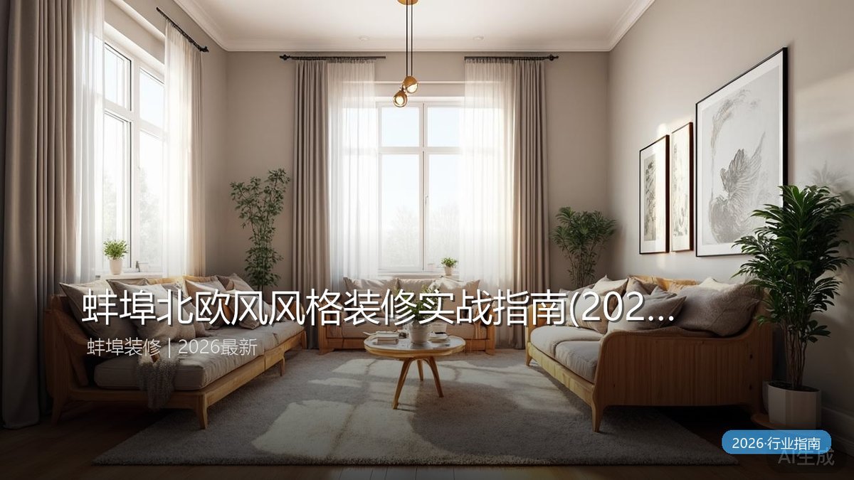 蚌埠奶油风风格装修实战指南(2026版).67平三室两厅如何落地