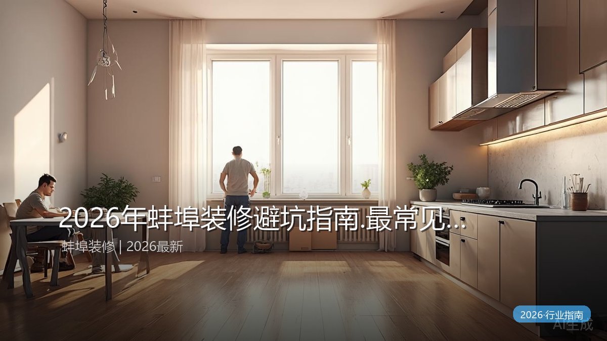 2026年蚌埠装修避坑指南.最常见的4个增项陷阱及应对方案
