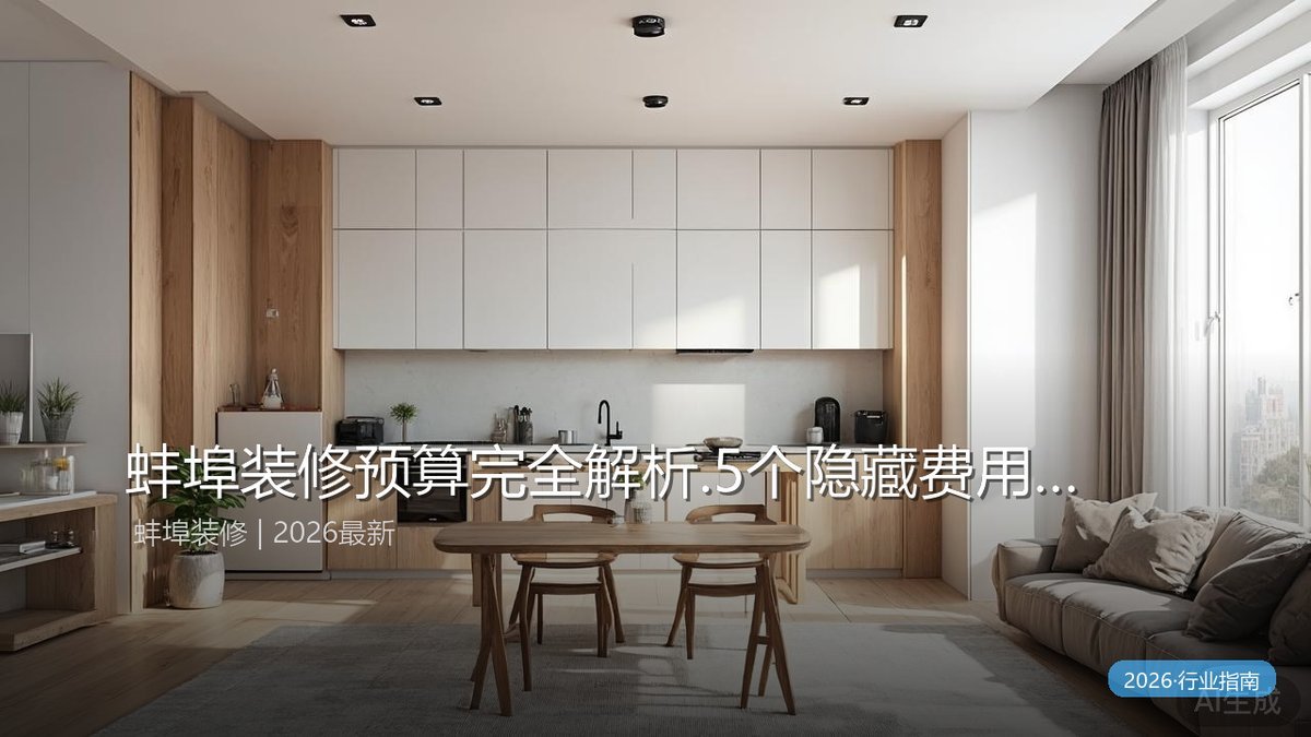 2026年蚌埠装修避坑指南.最常见的5个增项陷阱及应对方案
