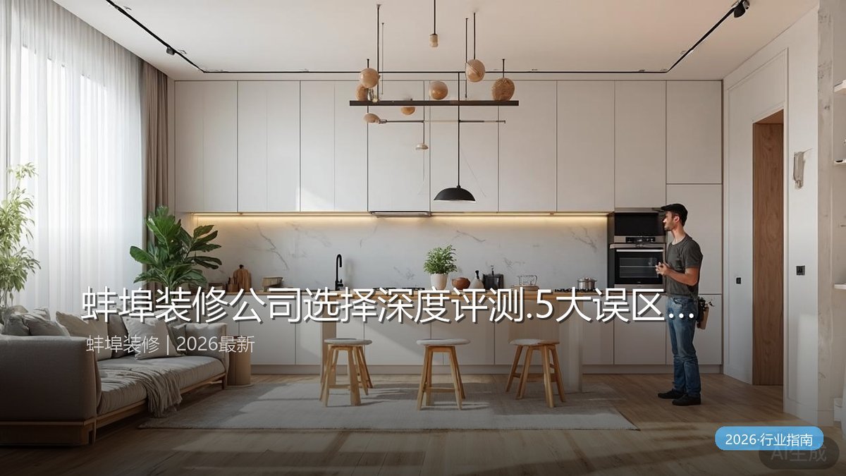 2026年蚌埠装修避坑指南.最常见的4个增项陷阱及应对方案