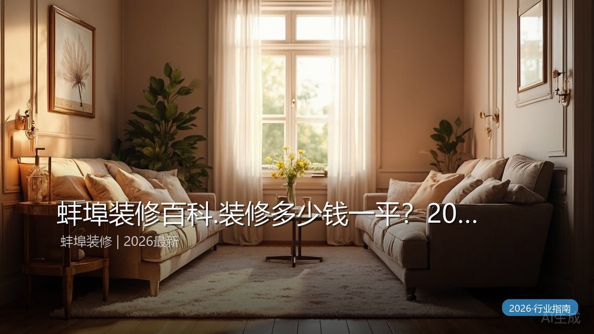 蚌埠山水华庭装修全攻略 | 110平三室两厅设计指南(2026版)