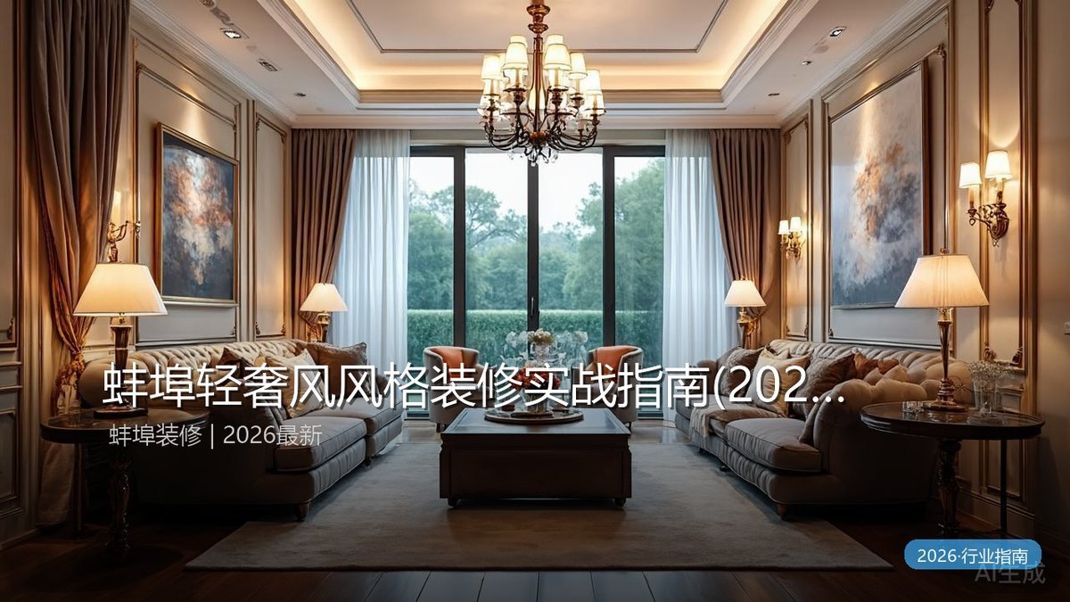 2026年蚌埠装修避坑指南.最常见的4个增项陷阱及应对方案