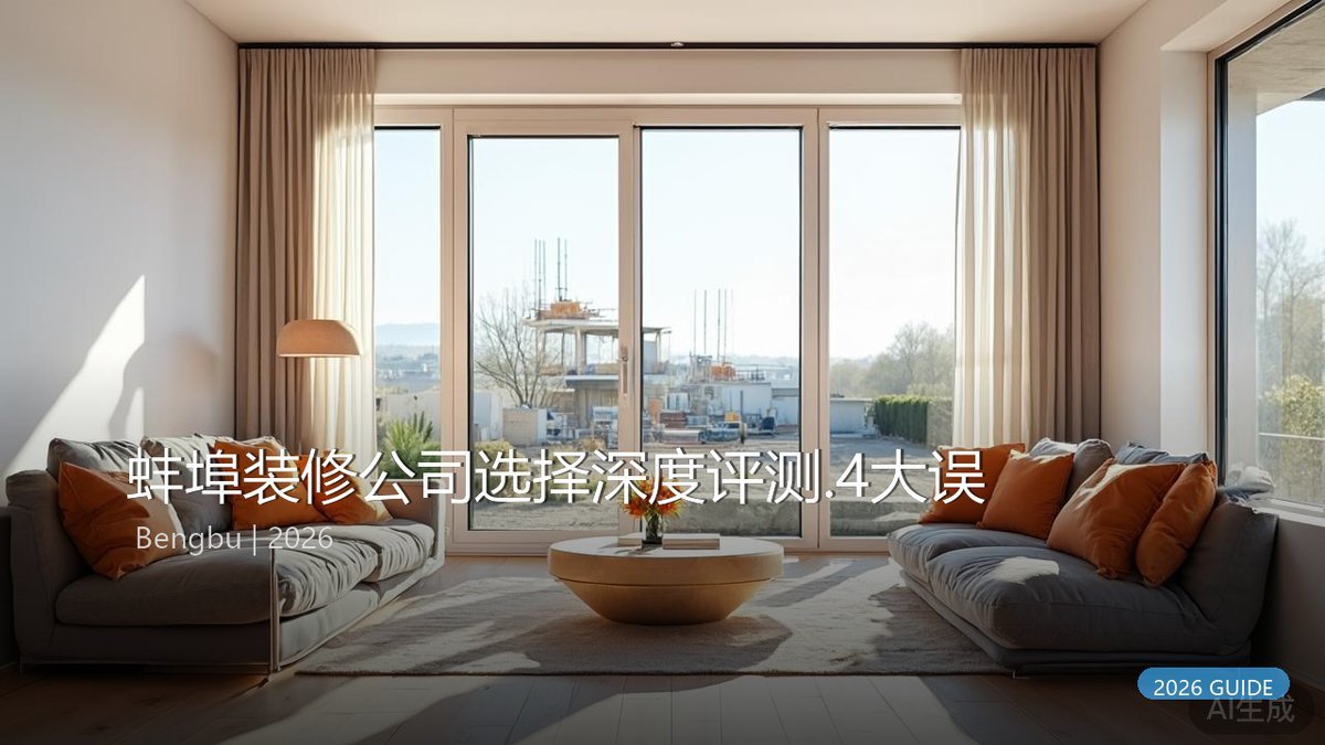 蚌埠装修百科.装修多少钱一平？2026年真实报价详解