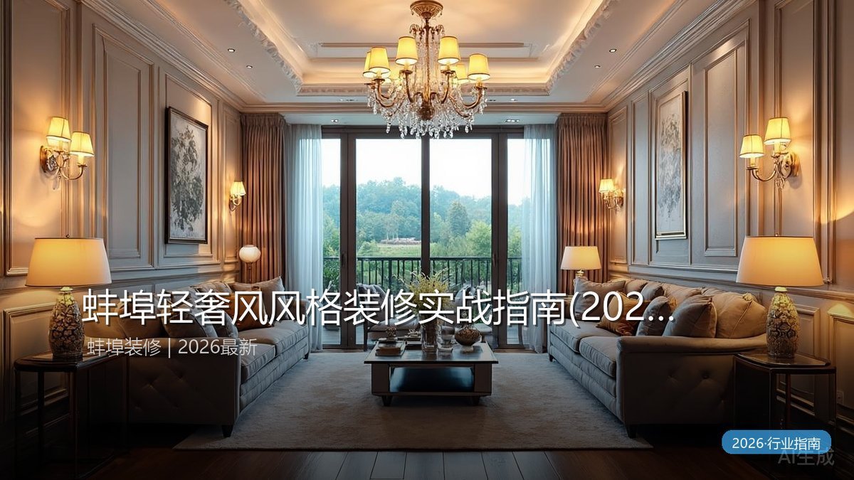2026年蚌埠装修报价深度解析.每一分钱花在哪、怎么省
