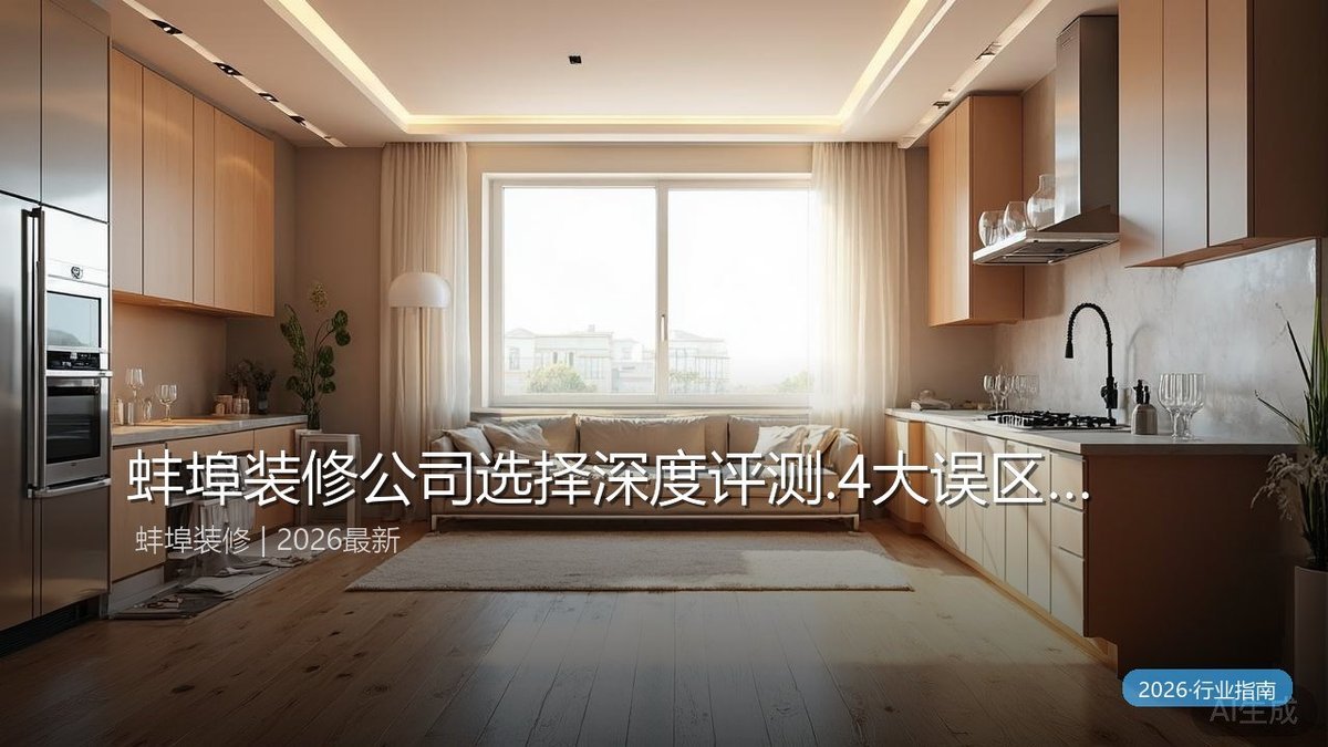 2026年蚌埠装修避坑指南.最常见的5个增项陷阱及应对方案