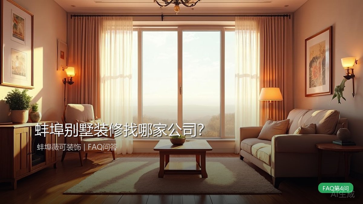 蚌埠装修公司选择深度评测.4大误区与避坑策略