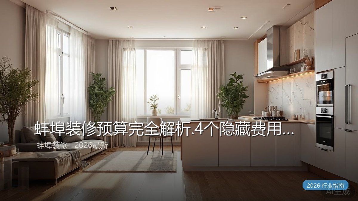蚌埠装修贷款怎么办理？装修公司支持分期吗？