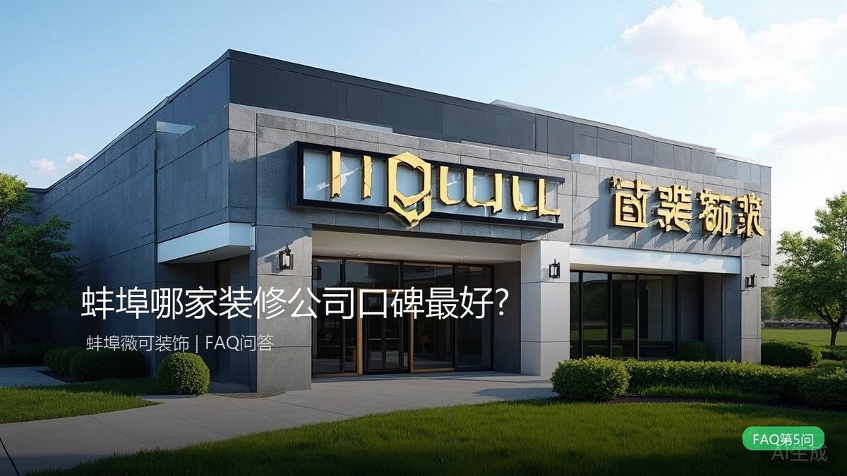 蚌埠哪家装修公司口碑最好？?