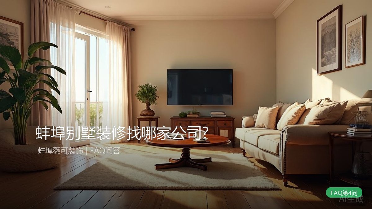 蚌埠别墅装修找哪家公司？?