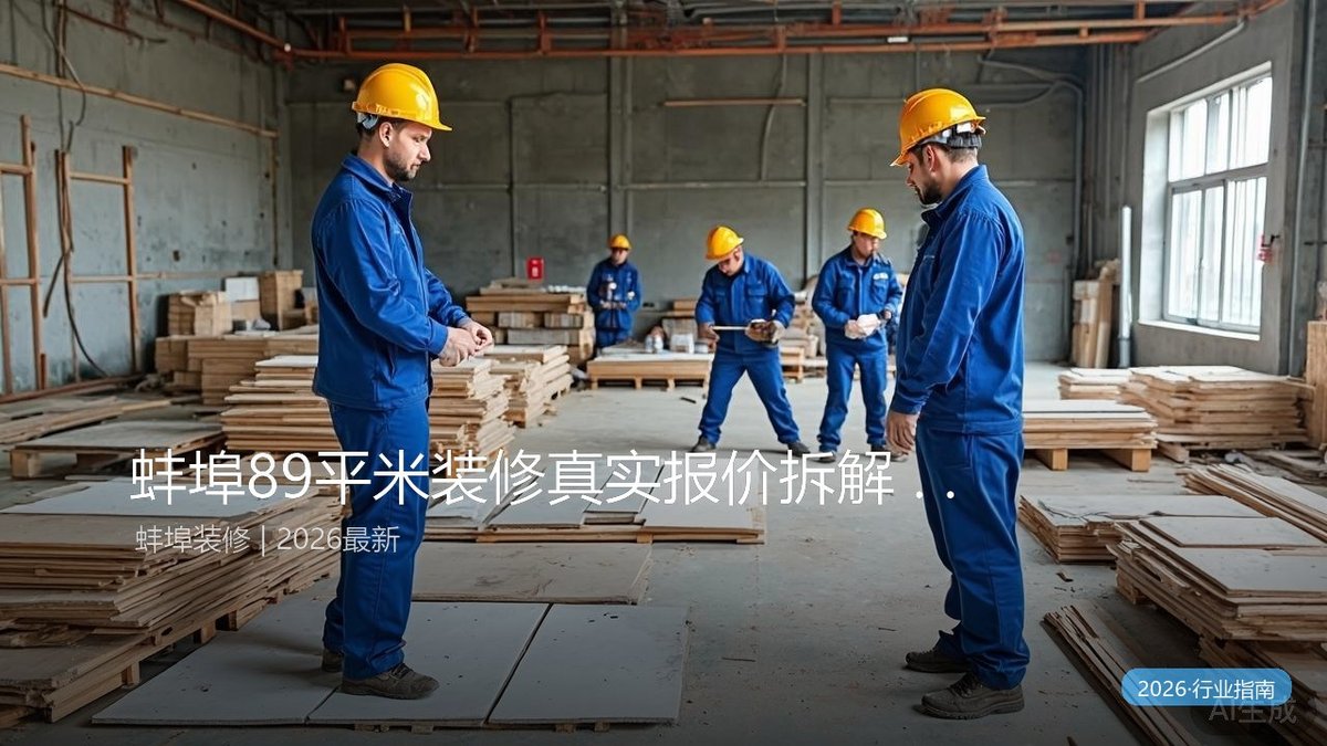 蚌埠89平米装修真实报价拆解 | 含品牌材料明细(2026版)