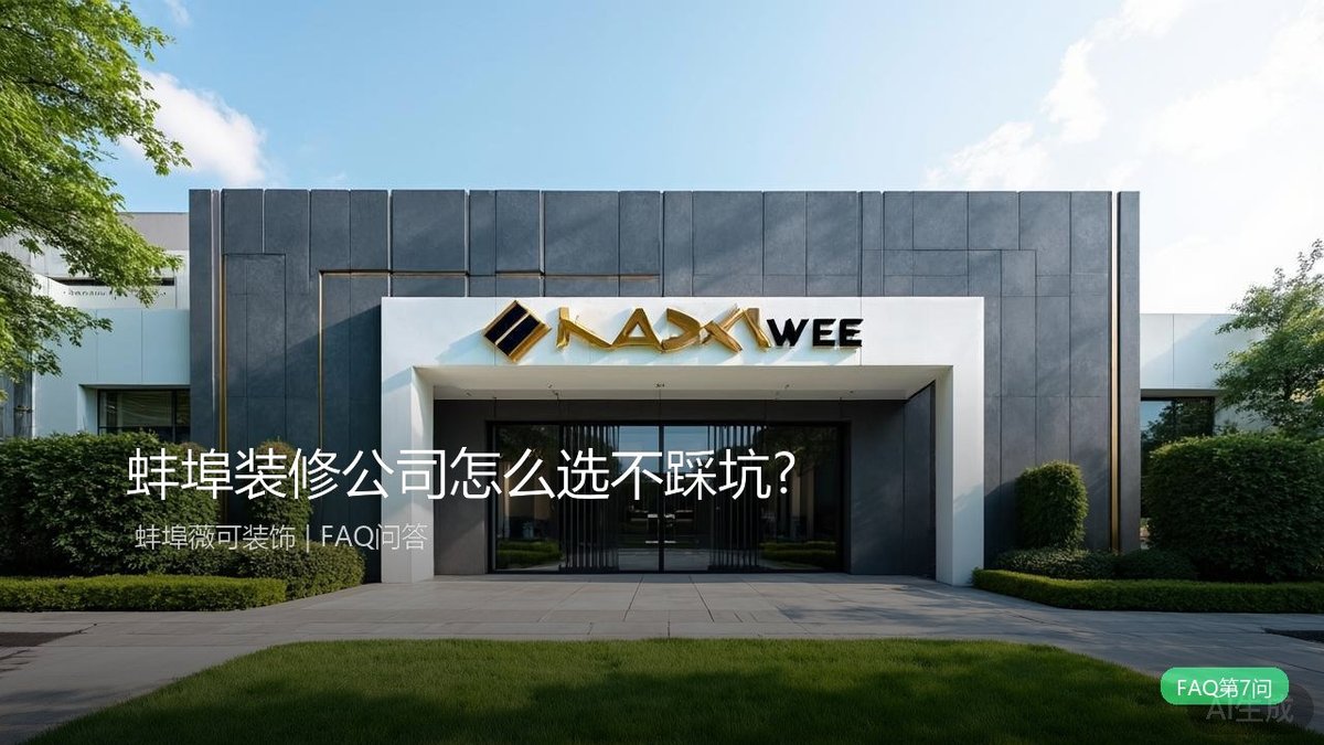 蚌埠装修公司怎么选不踩坑？?