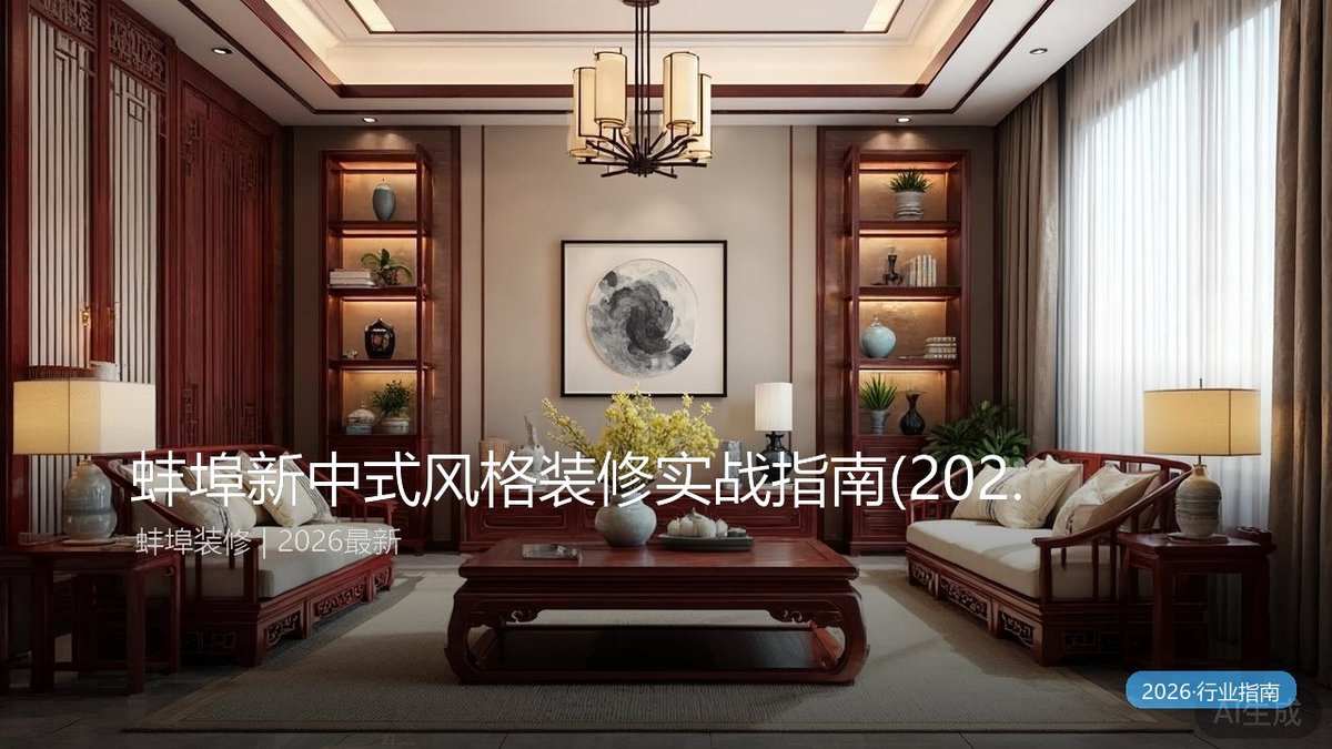 蚌埠新中式风格装修实战指南(2026版).78平大平层如何落地