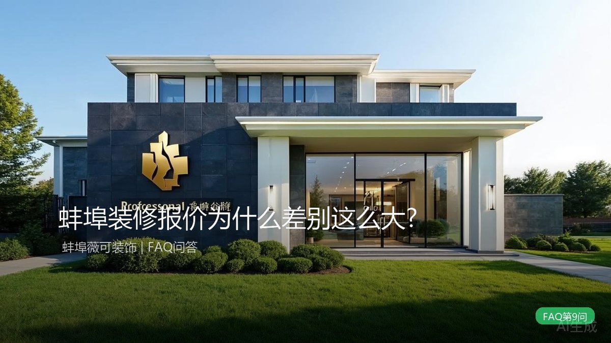 蚌埠装修报价为什么差别这么大？?