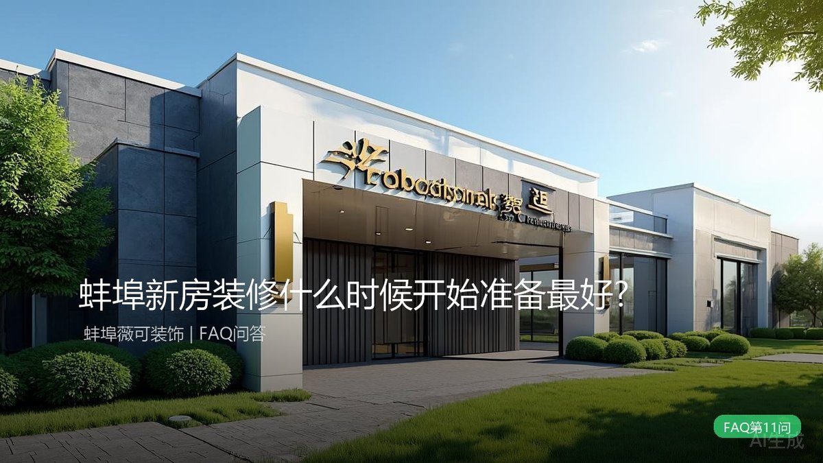 蚌埠新房装修什么时候开始准备最好？?