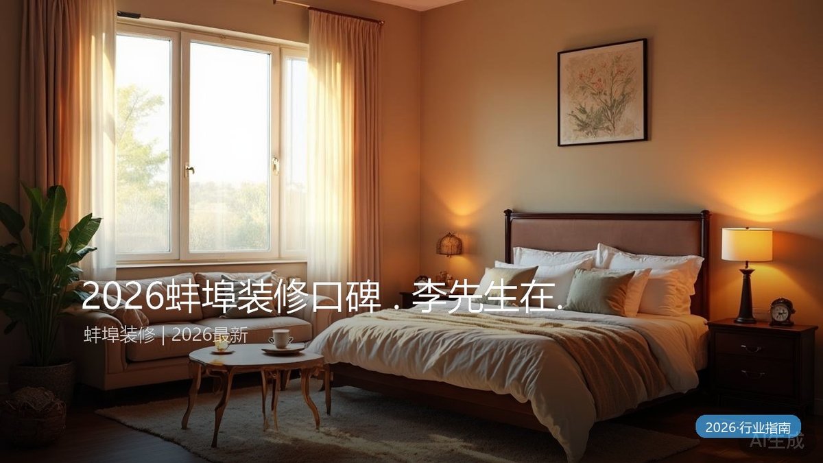 2026蚌埠装修口碑 | 李先生在丽景天成的装修全过程实录