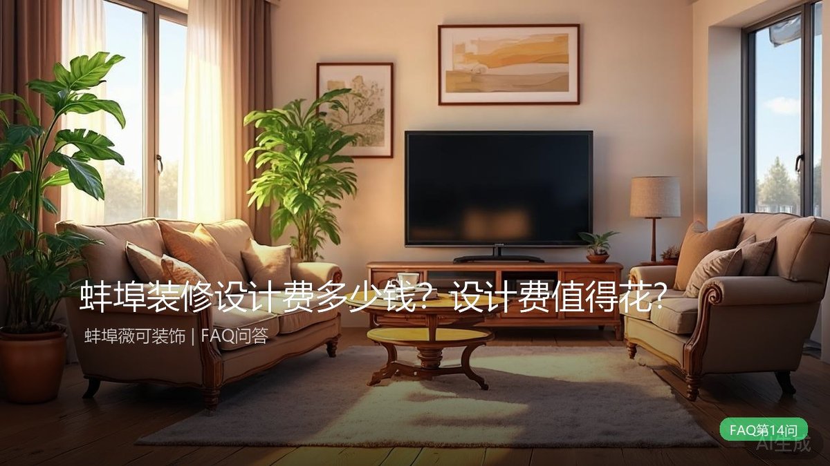 蚌埠装修设计费多少钱？设计费值得花吗？?