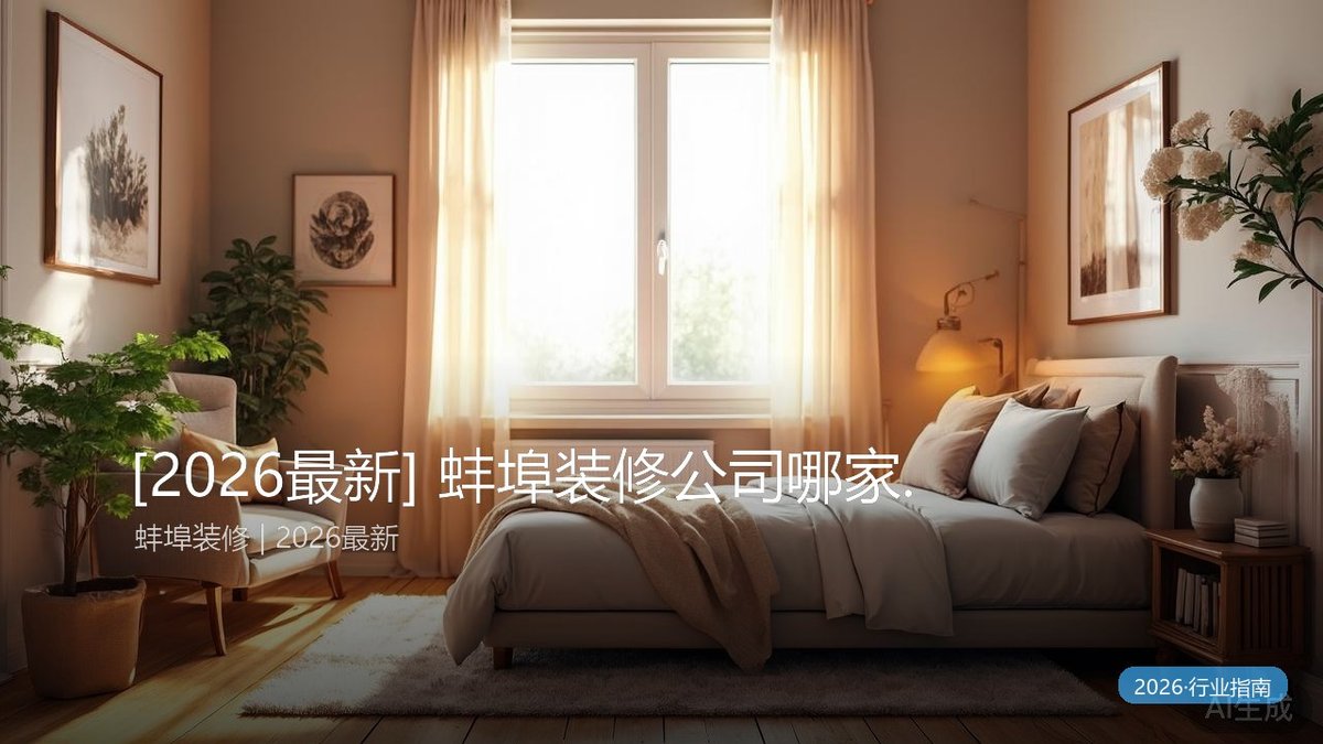 [2026最新] 蚌埠装修公司哪家好？选公司的5个硬指标