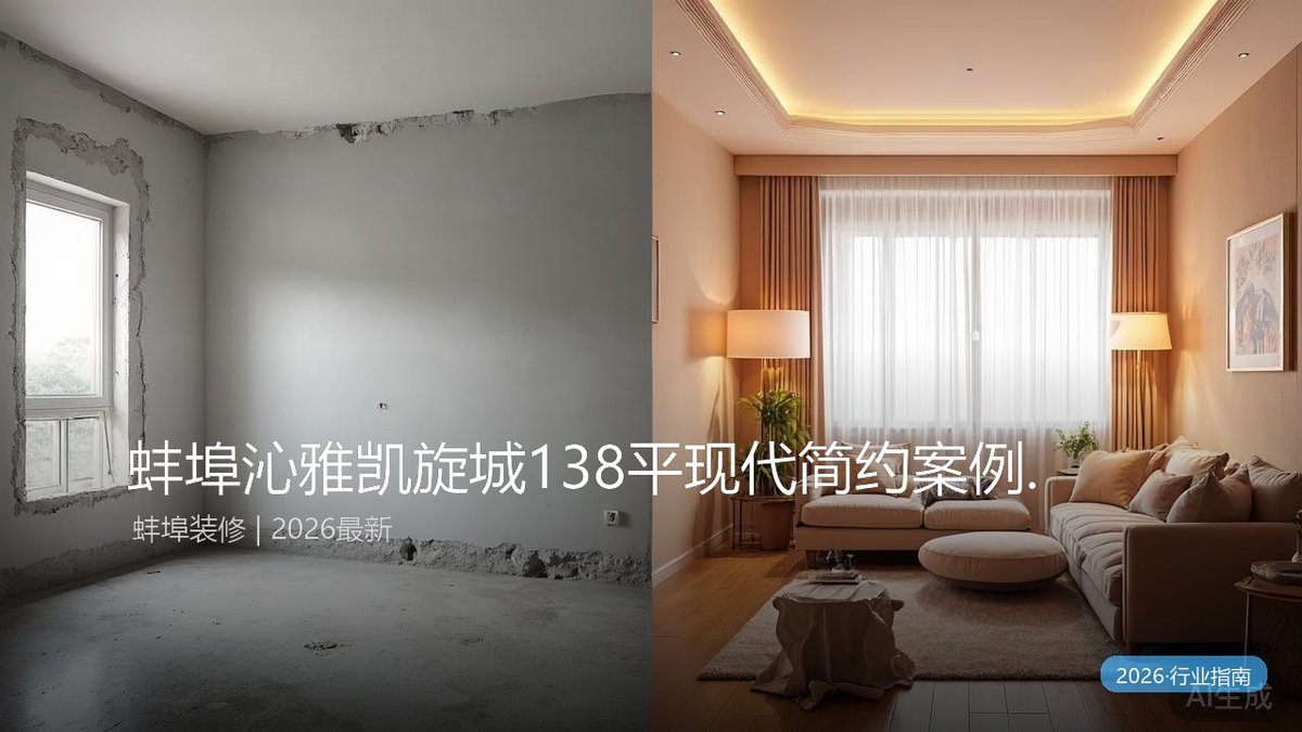 蚌埠沁雅凯旋城138平现代简约案例实拍 | 三室两厅从毛坯到入住全记录