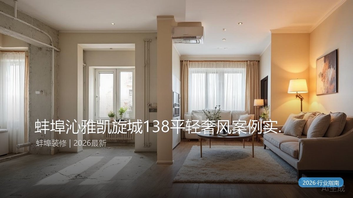 蚌埠沁雅凯旋城138平轻奢风案例实拍 | 四居室从毛坯到入住全记录