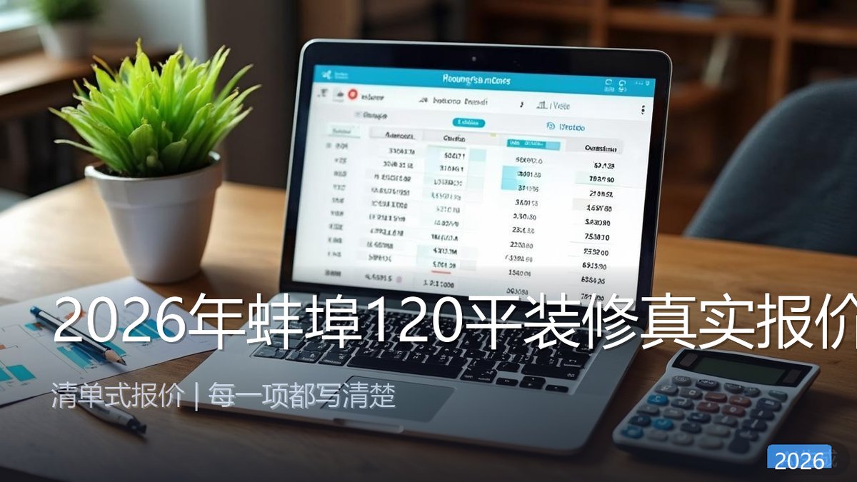 2026年蚌埠120平装修真实报价（含材料品牌明细）